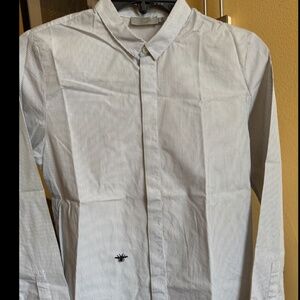Christian Dior Long Sleeve Button Down Dress Shirt Boys size 12A